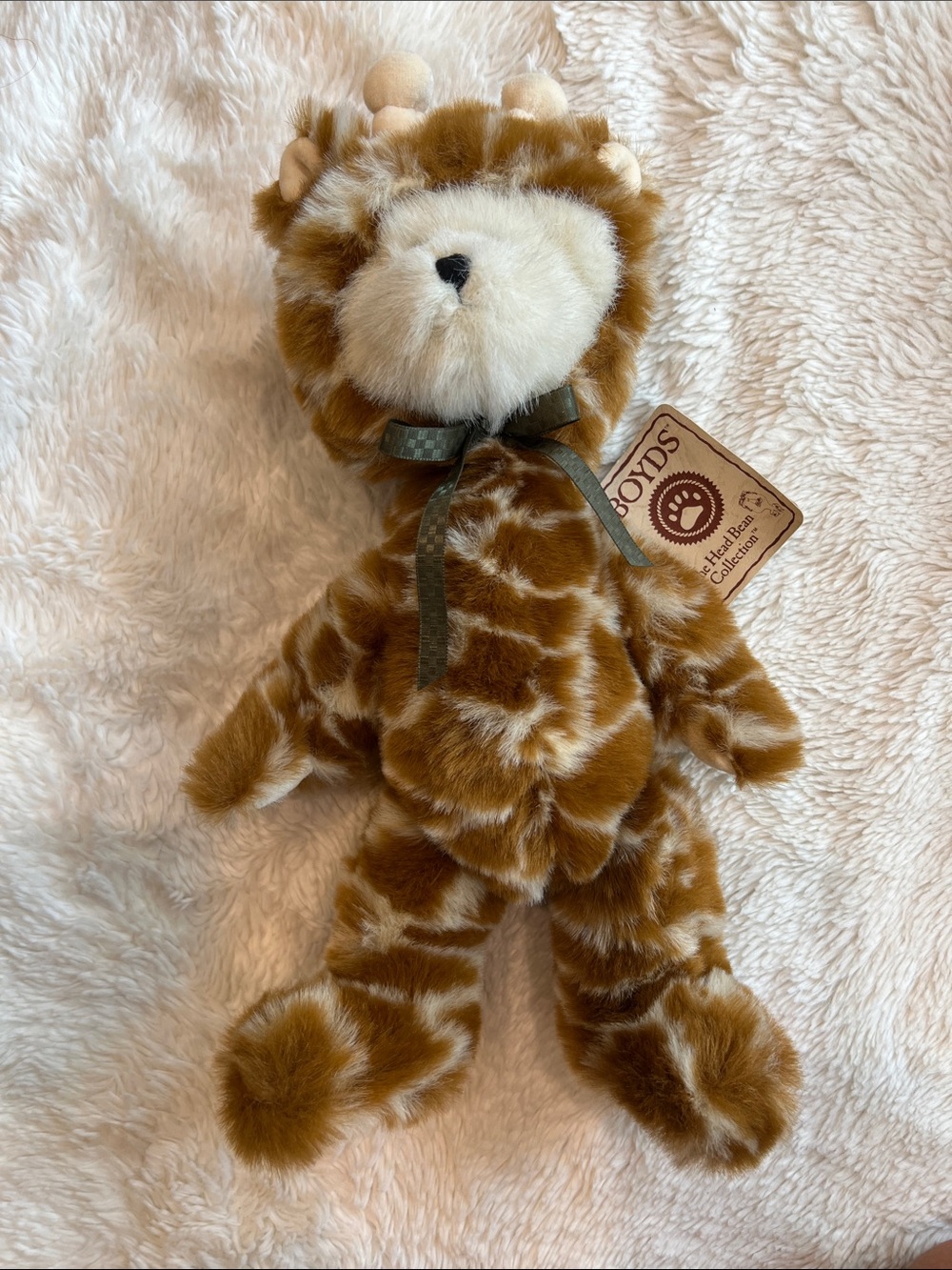 Boyds Bear STRETCH GIRAFFE Costume Jointed Plush Masters Of Disguise